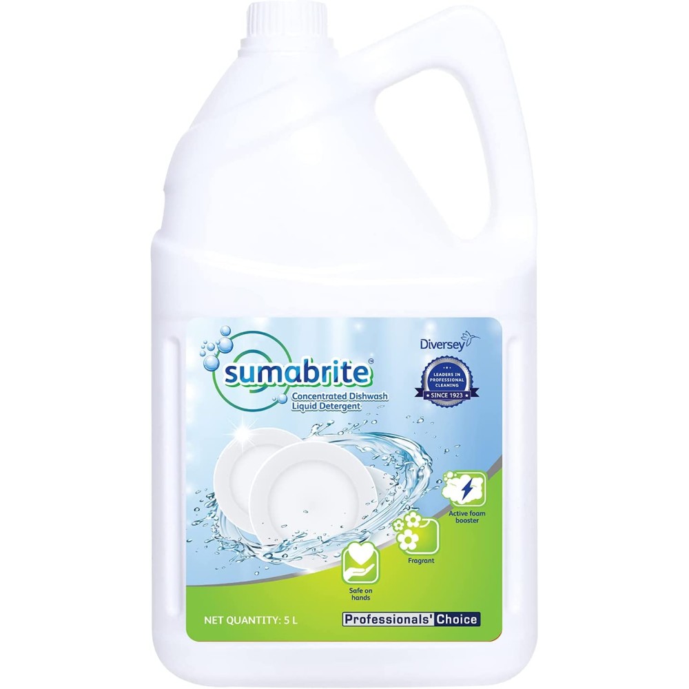 Diversey Sumabrite Concentrated Dishwash Liquid Detergent